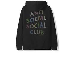 Anti Social Social Club "Stud Belt" Hoodie Black