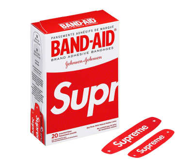 Supreme x Band Aid "Adhesive Bandages" (Box of 20)
