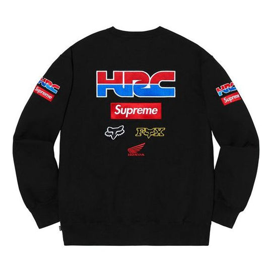 Supreme "Honda Fox Racing" Crewneck Black