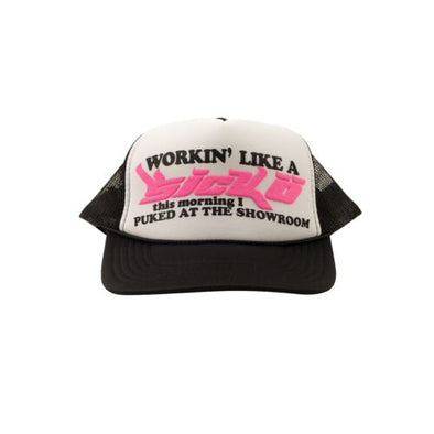 Sicko "Working Like A Sicko" Black/Purple/White Trucker Hat