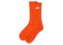BAPE "Bapesta One Point" Socks Orange