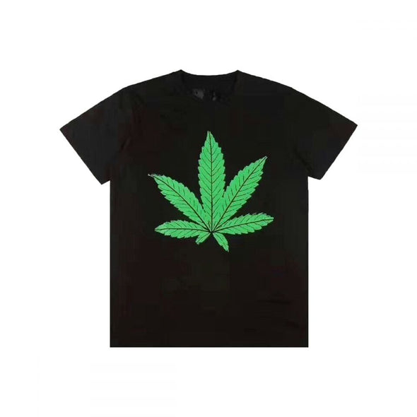 Vlone "Cannabis Leaf" Tee Black