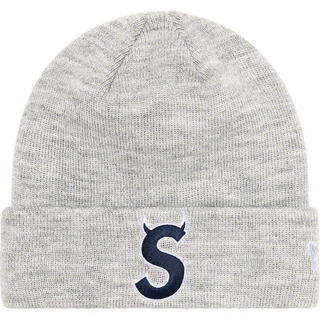 Supreme "S Logo - FW22" Beanie Heather Grey